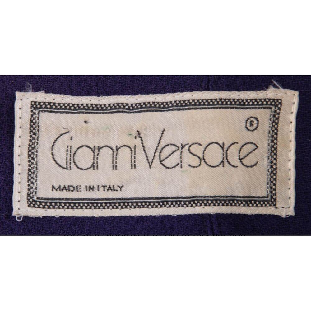 Gianni Versace Wool Day Dress made in Italy, circa 1990s - Picture 5 of 6